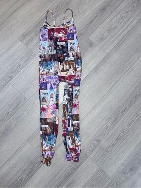 Taylor Swift Collage Jumpsuit - Girls Multicolor Unique Concert Ready